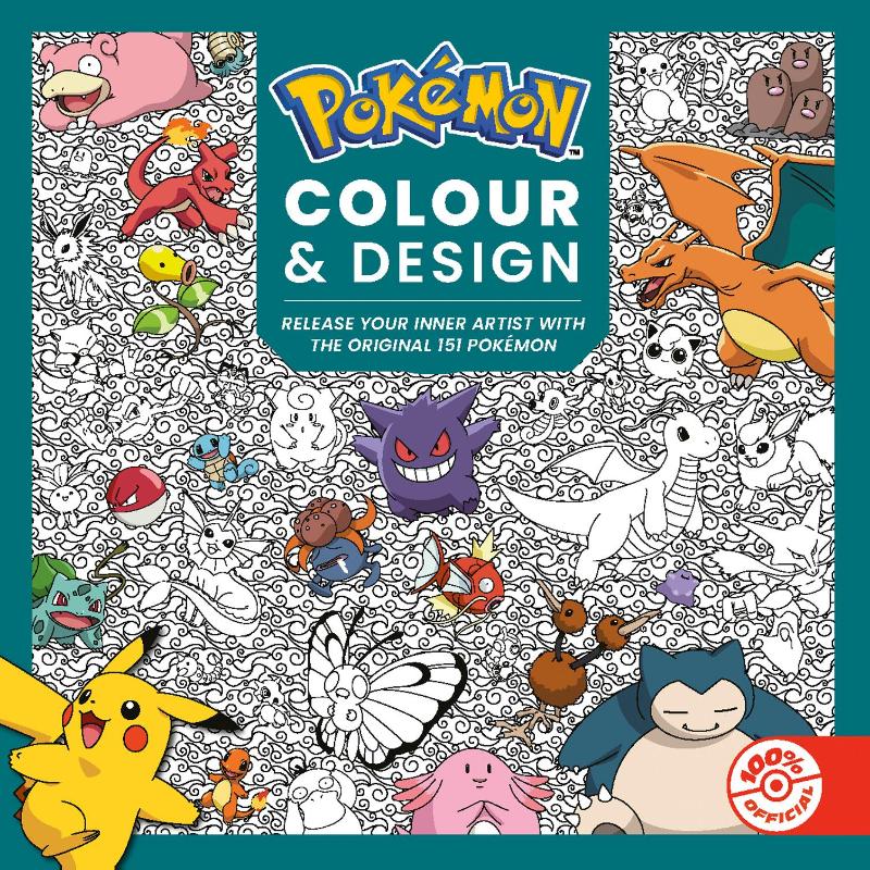Pokemon Colour & Design - Kleurboek