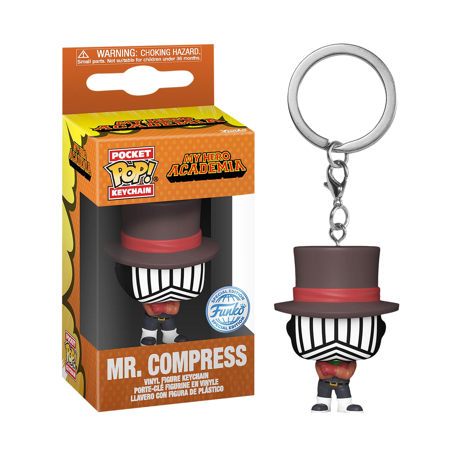Funko! Keychain - My Hero Academia; Mr. Compress