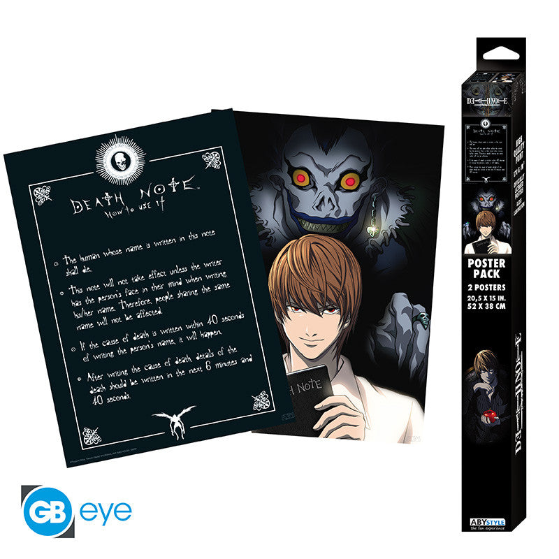 DEATH NOTE - Set 2 Posters Chibi (52x38cm)