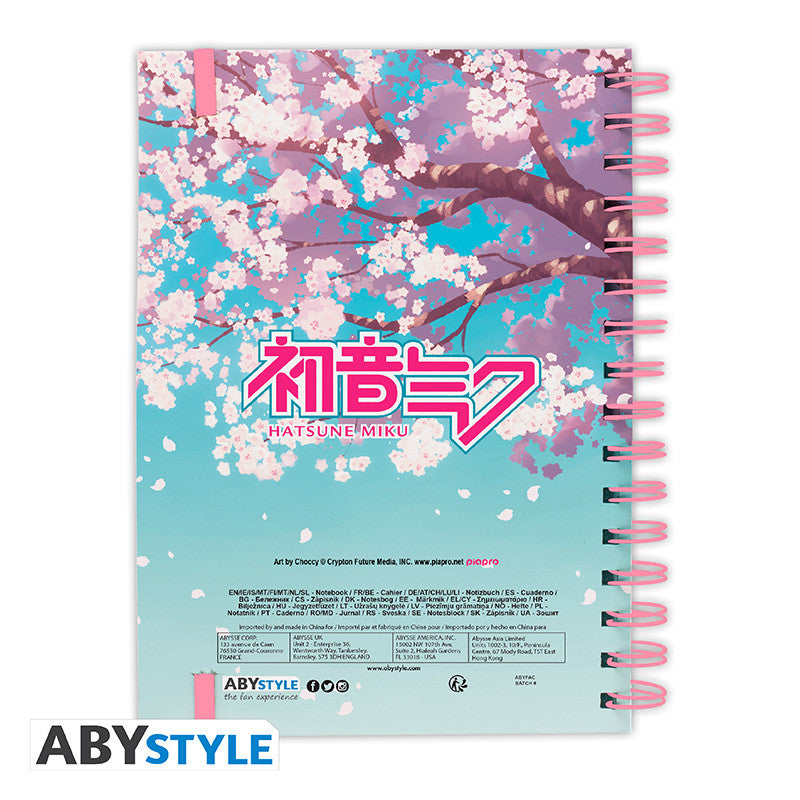Notitie boekje - Hatsune Miku "Cherry Blossom" (A5)
