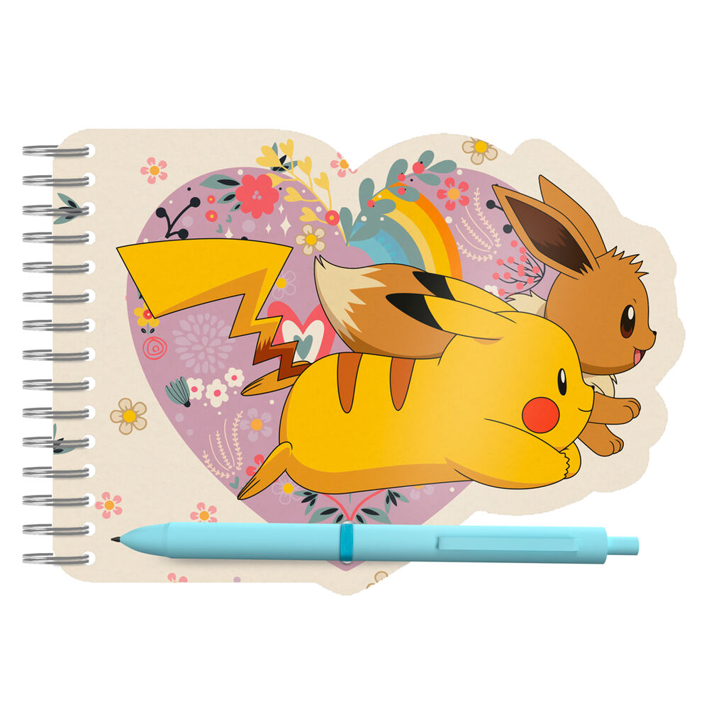 Pokémon - Set Notitieboekje + pen (flowers)