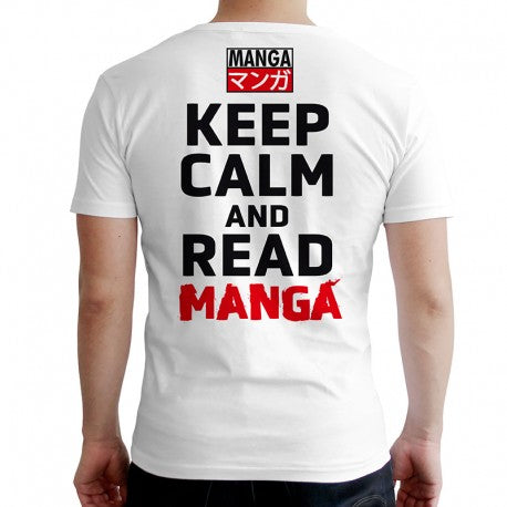 T-shirt - Keep Calm and Read Manga