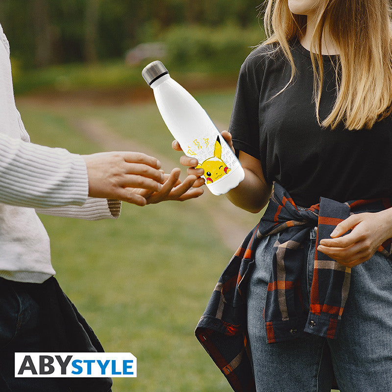 Pokemon - waterfles - Getekende Pikachu