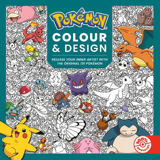 Pokemon Colour & Design - Kleurboek