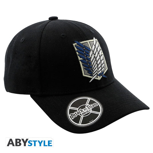 ATTACK ON TITAN - Cap - Black - Scout Symbol