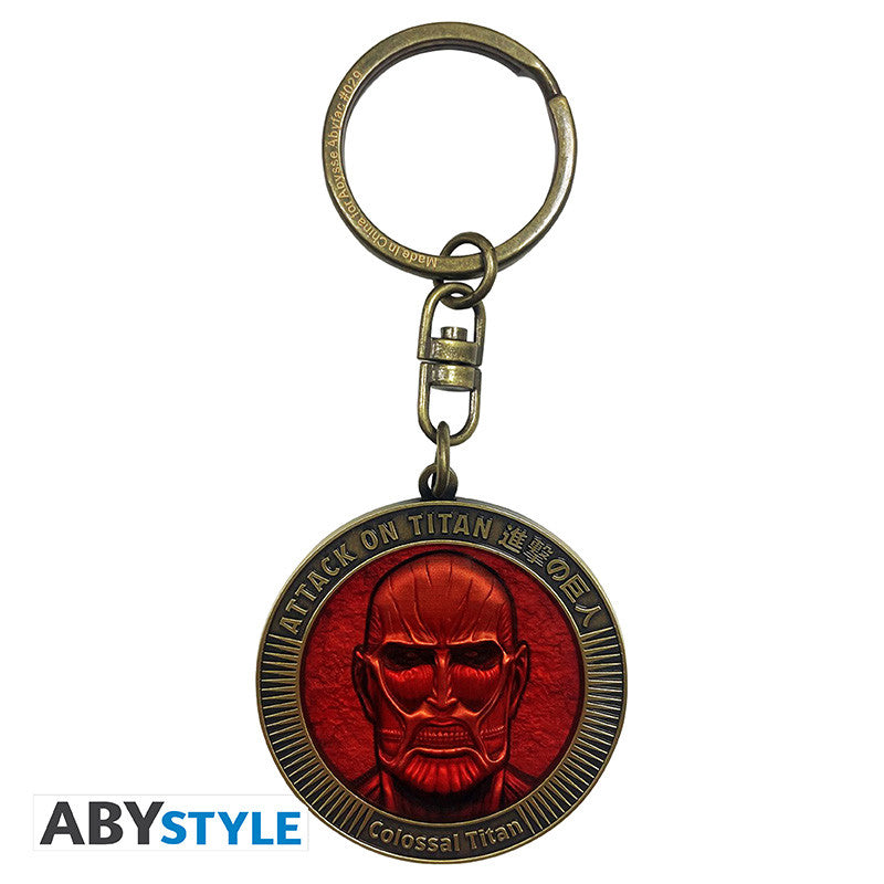 Attack on Titan - Sleutelhanger - Colossal Titan Medallion