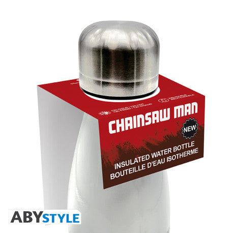 CHAINSAW MAN - Geïsoleerde waterfles - Pochita & Chainsaw Man