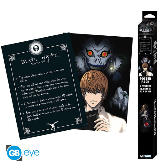 DEATH NOTE - Set 2 Posters Chibi (52x38cm)