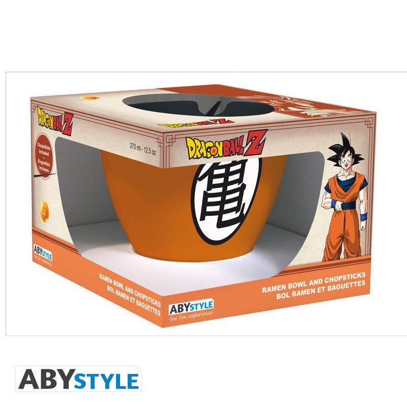 DRAGON BALL - Ramenkom met eetstokjes - "Goku-symbolen"
