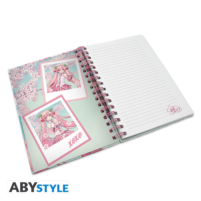 Notitie boekje - Hatsune Miku "Cherry Blossom" (A5)
