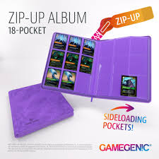 Binder Zip-up; Gamegenic - Paars (18pocket)