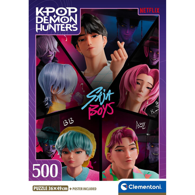 K-Pop; Demon Hunters - Puzzel; Saja Boys 500pc.