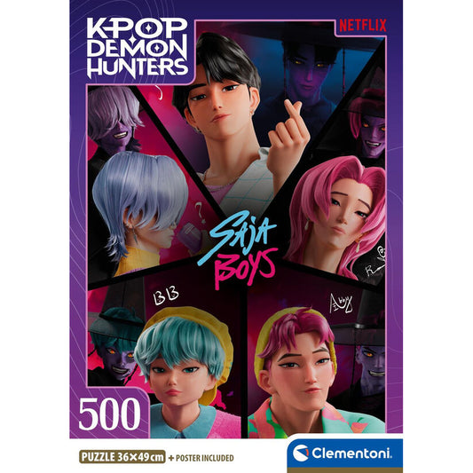 K-Pop; Demon Hunters - Puzzel; Saja Boys 500pc.