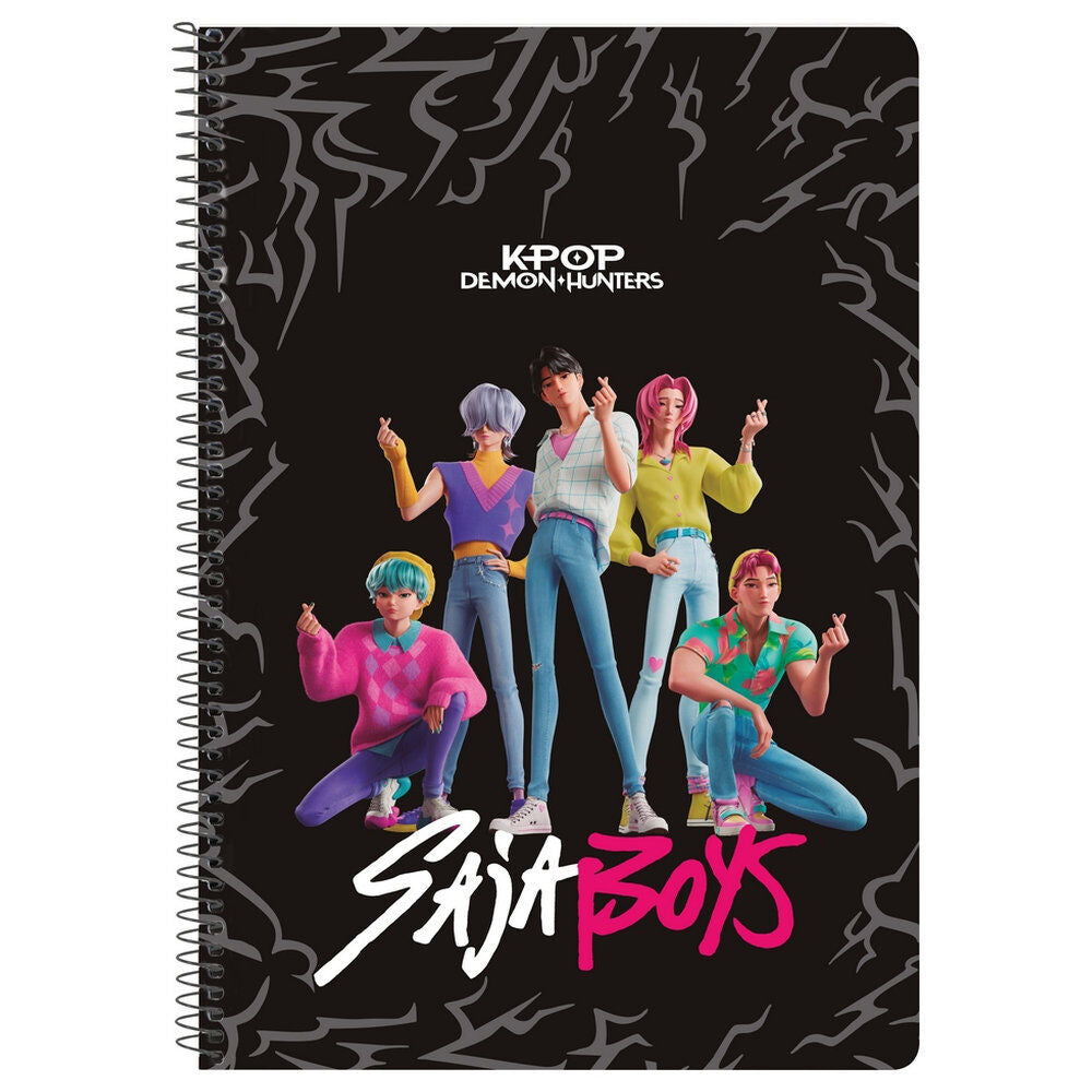 Kpop Demon Hunters - Saja Boys A4 notebook