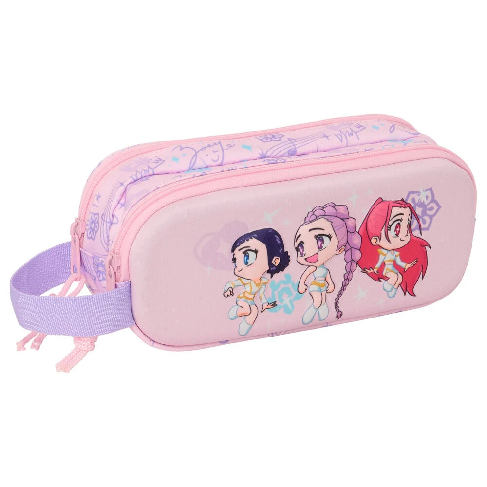 Kpop Demon Hunters - Chibi 3D double pencil case