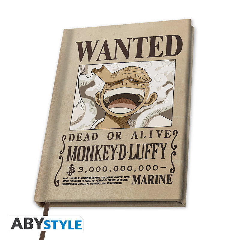 ONE PIECE - A5 Notebook "Wanted Luffy Wano"