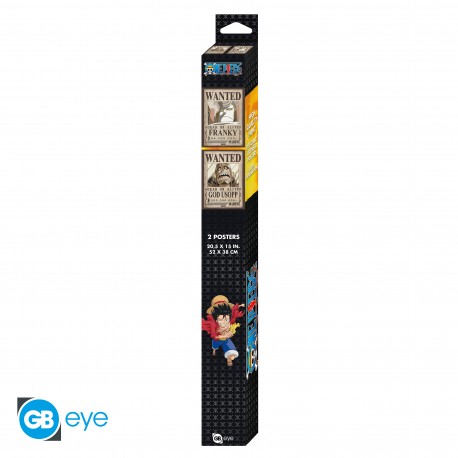 Posterset; One Piece Wanted - Usopp & Franky