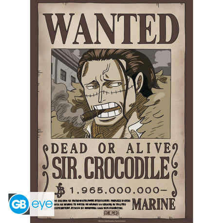 Posterset; One Piece Wanted - Mihawk & Crocodile