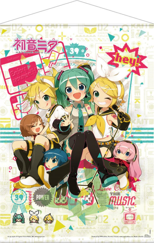 Vocaloid Wallscroll Hey! Characters (50x70 cm)
